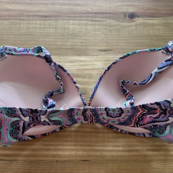 Victoria's Secret Women's 36D Wire Cup Bikini Adjustable Strap Swimsuit Top - Picture 2 of 3